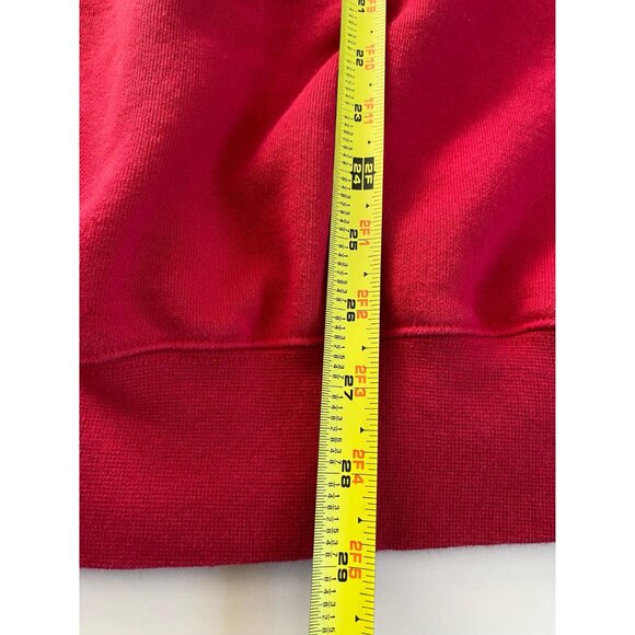 Vintage Nike Center Swoosh Crewneck Sweatshirt, XXL, Y2K Red Crewneck Pullover - Picture 9 of 9